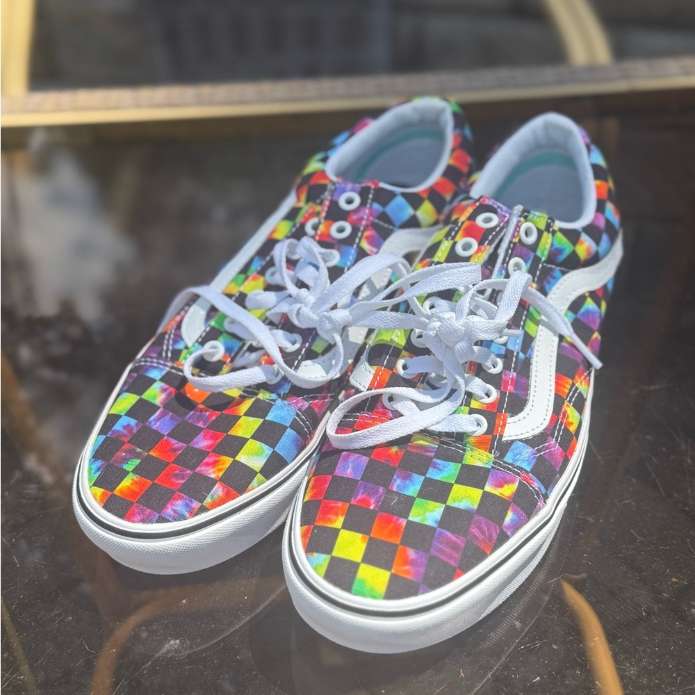 Vans Comfycush Old Skool 'Tie-Dye Checker'